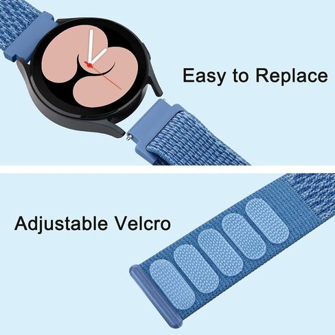 AMZPAS 20mm 22mm relect relect relect band مع Samsung Galaxy Watch 3 45 مم/Galaxy Watch 46 مم/تروس S3 Frontier/Classic/Venu 3/Venu 2/Vivoactive 4/Fossil Gen 6 44mm نطاقات للنساء الرجال in Kuwait