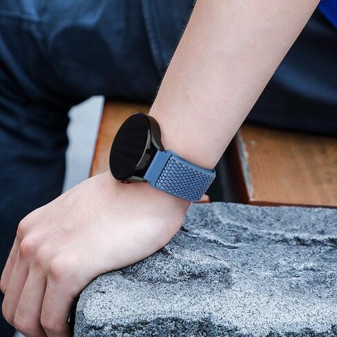 AMZPAS 20mm 22mm relect relect relect band مع Samsung Galaxy Watch 3 45 مم/Galaxy Watch 46 مم/تروس S3 Frontier/Classic/Venu 3/Venu 2/Vivoactive 4/Fossil Gen 6 44mm نطاقات للنساء الرجال in Kuwait