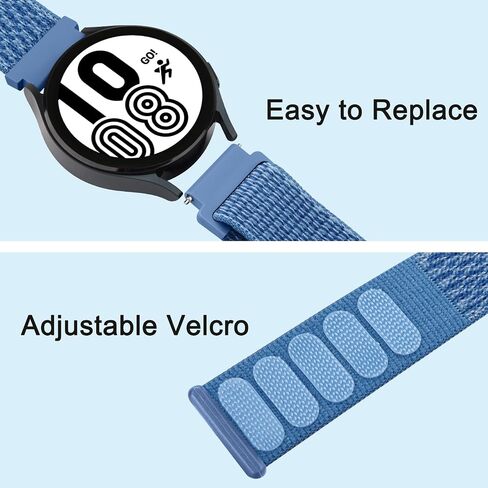 AMZPAS 20mm 22mm relect relect relect band مع Samsung Galaxy Watch 3 45 مم/Galaxy Watch 46 مم/تروس S3 Frontier/Classic/Venu 3/Venu 2/Vivoactive 4/Fossil Gen 6 44mm نطاقات للنساء الرجال in Kuwait