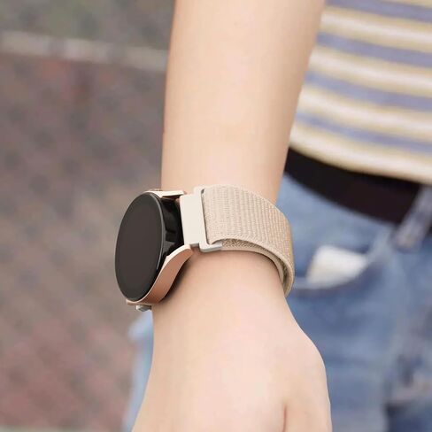 Amzpas 20mm 22mm Quick Release Nylon Band Compatible with Samsung Galaxy Watch 3 45mm/Galaxy Watch 46mm/Gear S3 Frontier/Classic/Venu 3/Venu 2/Vivoactive 4/Fossil Gen 6 44mm Bands for Women Men in Kuwait