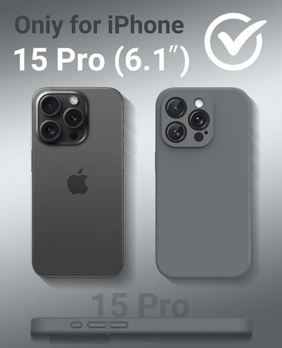 OTOFLY Compatible with iPhone 15 Case, Compatible with MagSafe, Military-Grade Protection, 2 Pack Screen Protectors, Silicone Shockproof Magnetic Phone Case, Calke Green in Kuwait