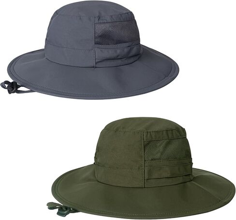 Sun Hat for Men/Women, UPF 50+ Fishing Hat,Waterproof Wide Brim Bucket Hat Foldable Boonie Hat for Hiking Garden Safari Beach in Saudi Arabia