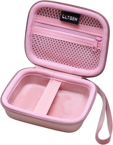 L LTGEM Digital Camera Case Compatible with CAMKORY/KODAK/Fleafer/Lecran/Qumcou/Anteam/ROQIOO/Anteam/QUOLODOO Digital Camera, USB Cable and SD Card, Rose Gold in Kuwait