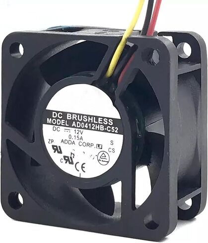 1 PCS AD0412HB-C52 DC 12V 0.15A 3PIN 40X40X20MM مروحة التبريد in Kuwait