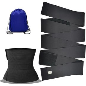 Waist Trainers for Women Belly Fat,2023 Upgraded Waist Trainer for Stomach Wrap,Non-Slip Sweat Band Waist Trainer