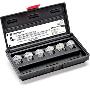 Powerbuilt 6 Piece Deluxe Noid Light Test Kit, Fuel Injector Components Testing,GM, Ford, Asian, European, Imports, Domestic Adapters - 940580