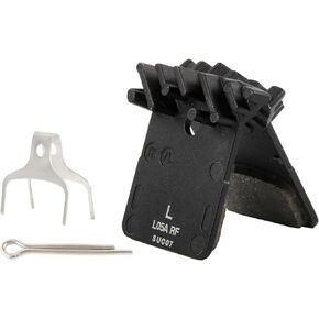 L05A-RF Resin Disc Brake Pads with Alloy Back Plate and Cooling Fin Compatible with Shimano Brake One Pair