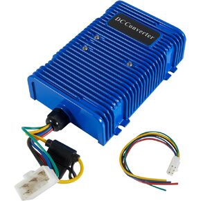 Universal 36/48V to 12V Golf Cart Voltage Reducer Regulator DC Buck Converter Step Down Transformer Compatible with E-Z-GO Yamaha Club Car 30A 350W