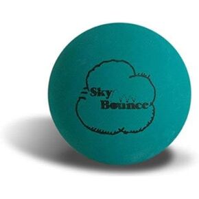 Sky Bounce Color Rubber Handballs for Recreational Handball, Stickball, Racquetball, Catch, Fetch, and Many More Games, 2 1/4-Inch, Green, 12 Count