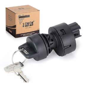 Golf Cart Ignition Key Switch for Yamaha G22 G29 Drive 2, OEM # JW1-H2510-00 JU2-H2510-20,2 Position On/Off Replacement Ignition Switch with 2 Standard Keys for Gas 2005-UP Electric G29