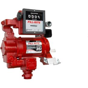 مضخة نقل الوقود fill-rite FR311VN 115V/230V 35 GPM مع عداد ميكانيكي (جالون)