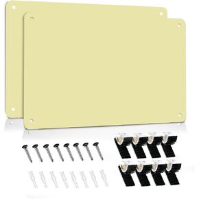 Magnetic Board 17.5" x 11.4" Magnet Bulletin Board is Suitable for displaying Notes, Photos,Magnetic Letters,Suitable for Walls, refrigerators, cabinets,etc (Blue)