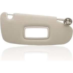 NHILES Left Driver Sun Visor Compatible with 2002 2003 2004 2005 2006 2007 2008 2009 Dodge Ram 1500 2500 3500 Sun Visor Replacement Number 1CT11TL2AA Color: Beige