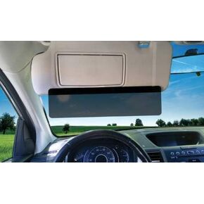 EdgeVisor TuckVisor Magnetic Tinted Car Sun Visor Sunshade Extender for Car Window Windshield Sun Shade Anti-Glare Protects from Sun Glare, Snow Blindness, UV Rays, Universal (Tinted 1 Pack)