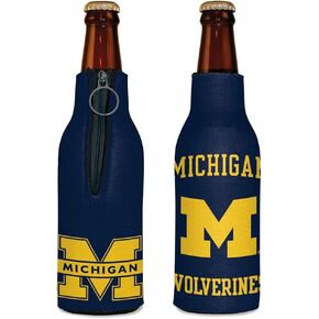 WinCraft NCAA Michigan Wolverines Bottle Cooler, Team Colors, One Size