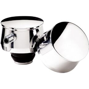 Billet Specialties 21120 Polished Plain PCV Billet Breather