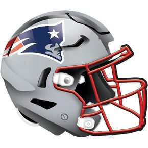 NFL New England Patriots Unisex New England Patriots Authentic Helmet, Team Color, 12 inch