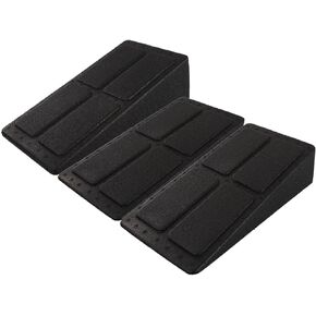 Slant Board Stretching Equipment – 3Pcs Foam Board Calf Stretcher – Durable Polypropylene Foam Slant Board for Squats – Different Inclination Angles – Ideal for Recovery, Workouts
