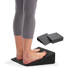 OPTP Slant (Pair) - Foam Incline Slant Boards for Stretching and Rehabilitation of the Calf, Ankle and Foot – Treat Achilles Tendonitis, Plantar Fasciitis, Shin Splints and More