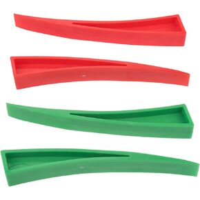 Window Curved Wedge Paintless Dent Repair Tools, Car Door Wedge Tool, Paintless Dent Repair Tools, Plastic Chisel Scraper for Auto Car Body and DIY Hand, for Home Use Sets 4 PCS