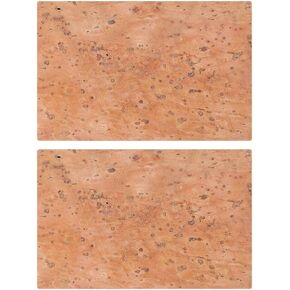 2 Pcs Saxophone Neck Cork Kit Universal Saxophone Sax Cork Sheet Wood Color Saxophone Neck Joint Cork Sheet Replacement for Alto Soprano Tenor