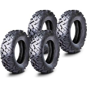 ROADGUIDER Set 4 ATV UTV Tires 25x10-12 25x10x12 6PR All Terrain