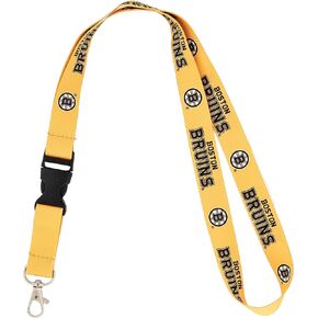 Desert Cactus Boston Bruins NHL National Hockey League Car Keys ID Badge Holder Lanyard Keychain Detachable Breakaway Snap Buckle (Lanyard 1 - Yellow)