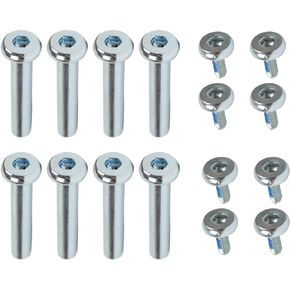 Inline Skate Axles 8-Pack 33mm Rollerblade Replacement Nuts and Bolts