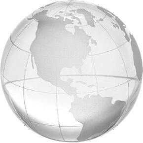 Amlong Crystal 2.3 inch Globe Paperweight with Gift Box