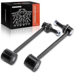 A-Premium 2 x Rear Sway Bar Links Stabilizer Bar Links, Compatible with Jeep Wrangler (JK), Chevrolet Tahoe, Suburban (1500), Avalanche, GMC Yukon (XL 1500), Cadillac Escalade (ESV & EXT), Hummer H2