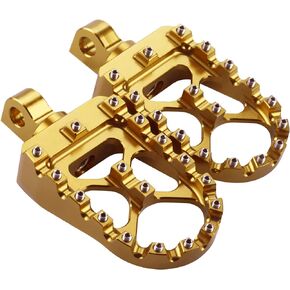 CNC Wide Foot Pegs Bobber Style footpegs 360° Roating MX Chopper fit for harley Dyna Sportster Fatboy Iron