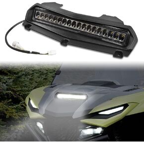 LED Hood Scoop Light for Yamaha RMAX 1000, Front Auxiliary Light Daytime Running Light Accent Light for Yamaha Wolverine RMAX2 1000 / RMAX4 1000 2021 2022 2023 2024 Accessories (1PCS)