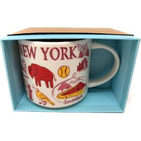 Starbucks Been There Series New York Knickerbocker State Ceramic Mug, 14 Oz