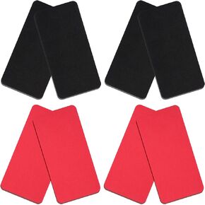 8 Pcs Snowboard Shin Pads Guards Protector Foam Pads for Sports Ski, 2 Sizes Shin Pads Foam Padded Ski Boot Liner, Leg and Foot Friction Shin Bang Protection for Skiing Snowboarding