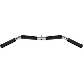 Curl Pulldown Bar 30in with Full Rotation and Rubber Handle for Gym in Kuwait