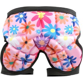 Butt Pads For Skating, Protective Butt Pad, Thick Bum Protector for Kids Lightweight, Kids Padded Shorts Kids Hip Protection Shorts 3D Butt Pad, Hip Pads for Ice Skating Ski Skateboarding Cycling