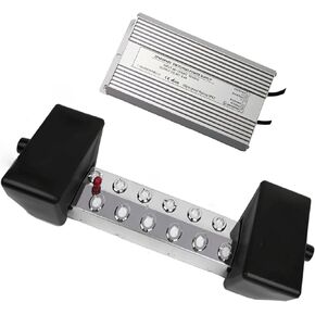 Ultrasonic Mist Maker, 12 Head Mist Fogger Humidifier with 110V Power Supply for Gardening Pond Fountain in Kuwait