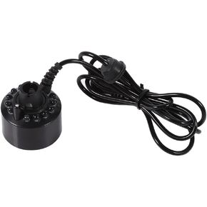 24V Color Changing 12 LED Water Fountain Mini Mist Maker Pond Fog Machine Atomizer Air Humidifier Ultrasonic Mist 12 LED