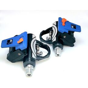 “Triple" Stationary Exercise Bike Pedal SPD/Look Delta Compatible, Toe Clips/Cleats & Sneakers - Peloton Pedal for All Bikes & Shoes - 2-Year Guarantee. NOT for Outdoor Bikes