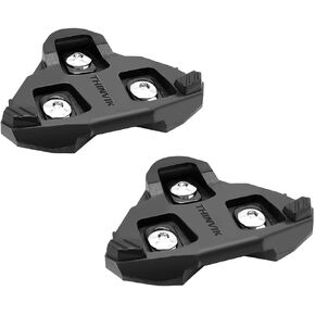 Thinvik Bike Cleats for Look Keo Grip,Road Bike Look Keo Cleat with Anti-Slip Rubber Desgin.Bicycle Cleat Set for Indoor&Outdoor Cycling- 0 and 3 Float Degree