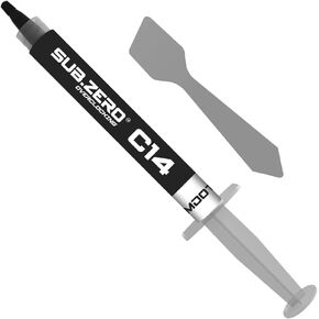 C14 Thermal Paste 13.6 W/m*K - Subzero Overclocking (4 Grams) by ATOMDOTS | Designed for (CPU, GPU - PC, PS4, Xbox)