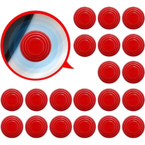 jeseny 20 Pieces Car Door Anti-Shock Gasket, PVC Acoustic Cushioning Muffler Mat, Door Side Anti-Collision Protection Sticker, Car Universal Shock Absorbing Cushion (Black)