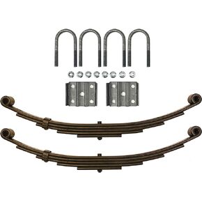 LIBRA 6000# 6K Single Trailer Axle Suspension Kit 3000# Leaf Springs U-Bolt Kit