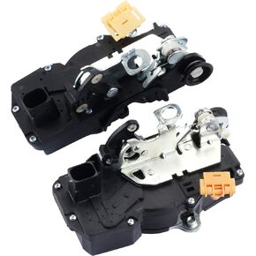 Dasbecan 1 Pair Door Lock Actuator Motor Compatible with GMC Yukon Sierra Chevy Silverado Suburban 1500 Tahoe Cadillac Escalade 2007-2009 931-303 931-304 Front Driver & Passenger Side Door Latch Kit
