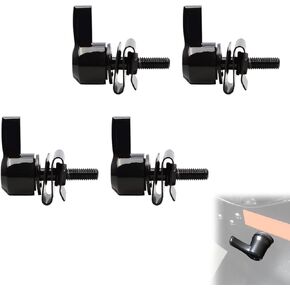 WOWTK Saddlebag Mount Kit, Set of Hard saddlebag Lever Lock mounting for Harley 1993-later All Touring Models FLT FLHT FLHTCU FLHRC Road King Street Glide Electra Glide,Black