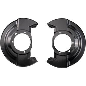 TRQ Front Brake Dust Shield Set Compatible with 2003-2007 Honda Accord