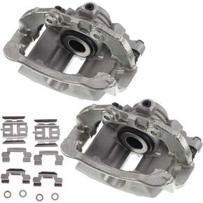A-Premium Disc Brake Caliper Assembly with Bracket Compatible with Select Chevrolet, GMC, Isuzu and Oldsmobile Models - Blazer, S10, Jimmy, Sonoma, Hombre, Bravada - Rear Driver and Passenger Side