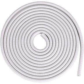 Sumnacon Car Door Edge Guards - Flexible Rubber Edge Trim for Protecting Edges of Cars, Boats, Vehicles & Metal Glass Equipment, Durable and Removable Protector Guard Seal Strips (32 Ft White)