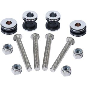 Quick Release Luggage Rack Sissy Bar Docking Hardware Kit Fits for Harley DavidsonTouring FLSTC FXSTSB FXSTS FXSTC FLSTF FXST FXSTB FLSTN 1984-2020