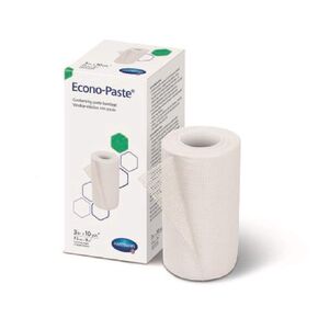 Hartmann 47300000 Econo-Paste Conforming Zinc-Oxide Paste Bandage, Latex-Free, 3" Width, 10 yd. Length (Pack of 12)